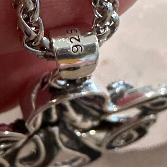 Sterling Silver Octopus Necklace – Oxidized Finish - Picture 6 of 6